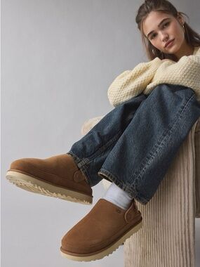 UGG Women's Goldenstar Suede Slip On Clogs